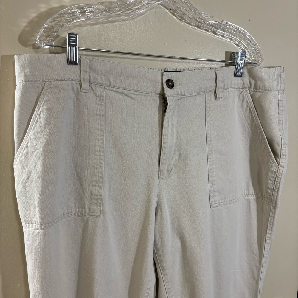 GAP Off-White Casual Pants Size XL - Picture 3 of 7